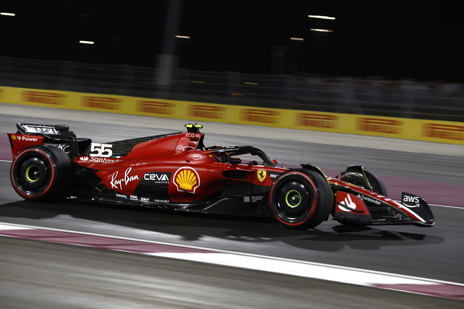 Carlos Sainz withdraws even before the start of the race in Qatar