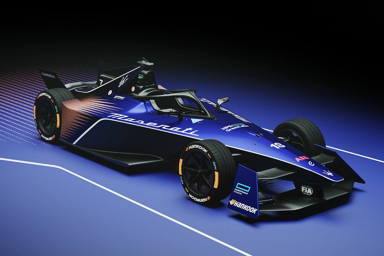 Slight livery change for Maserati in Formula E