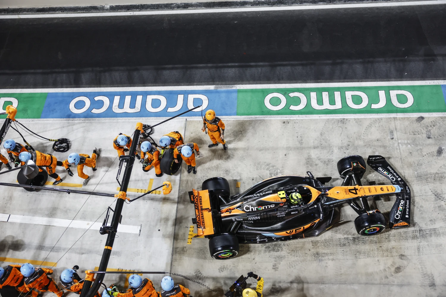Red Bull, Ferrari and McLaren monopolize the top spots for the best pit stops this season