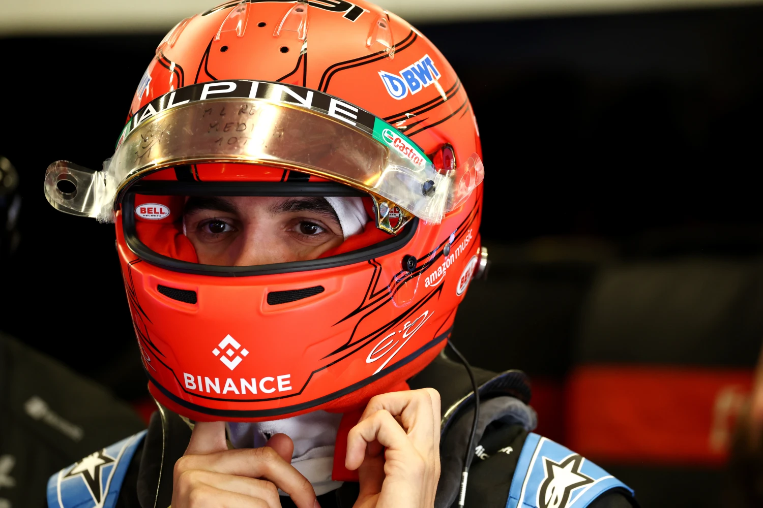 Esteban Ocon wins his GP Explorer 2 helmet through a raffle