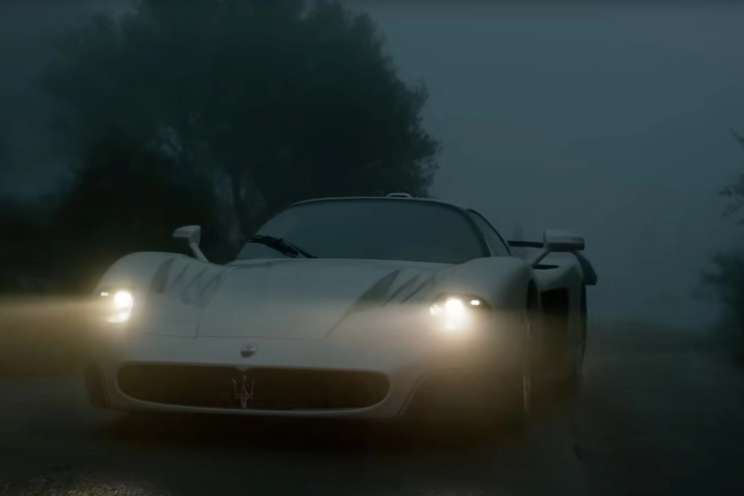 Charles Leclerc behind the wheel of a Maserati for his latest sponsor