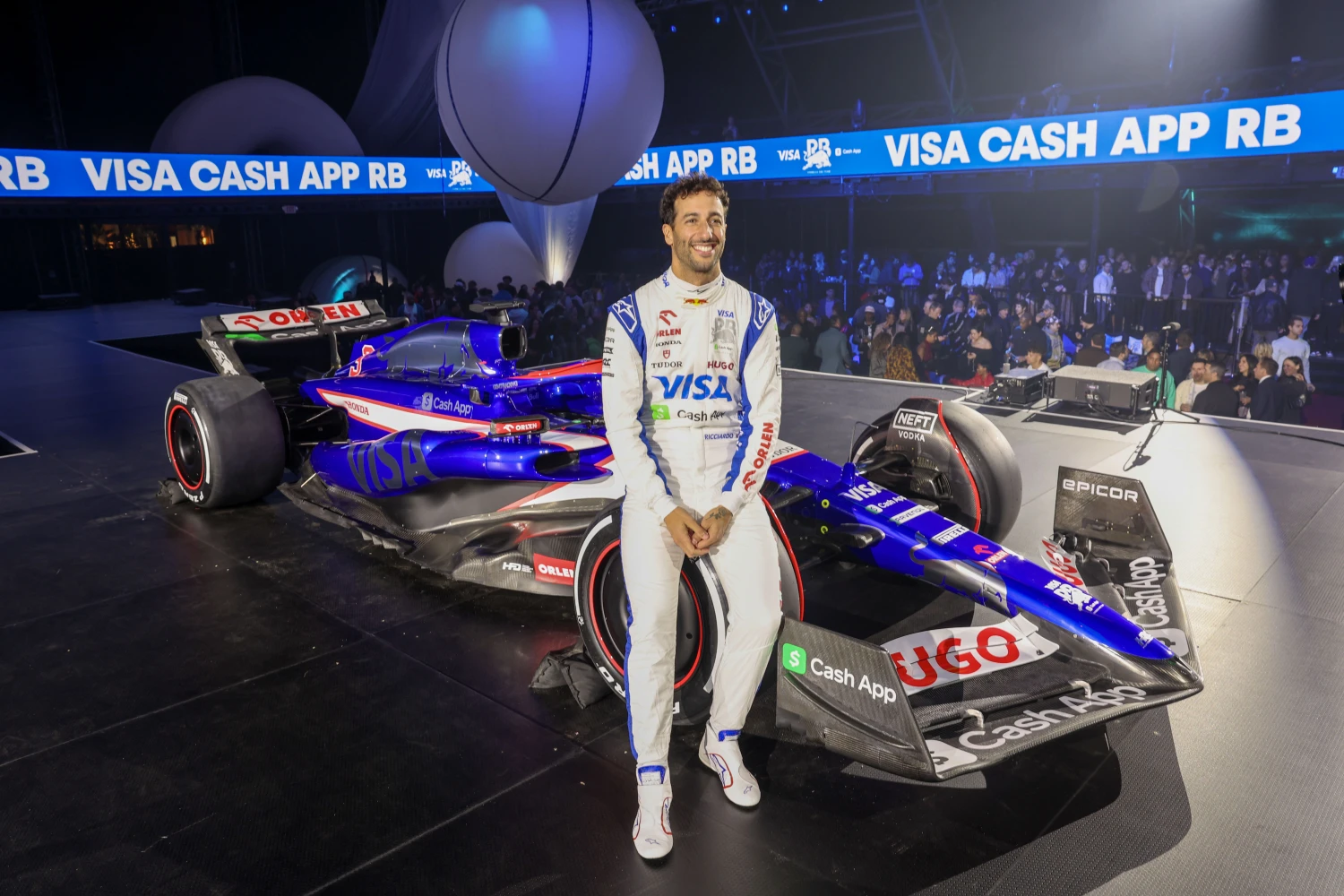 Daniel Ricciardo displays very high ambitions with his VCARB-01