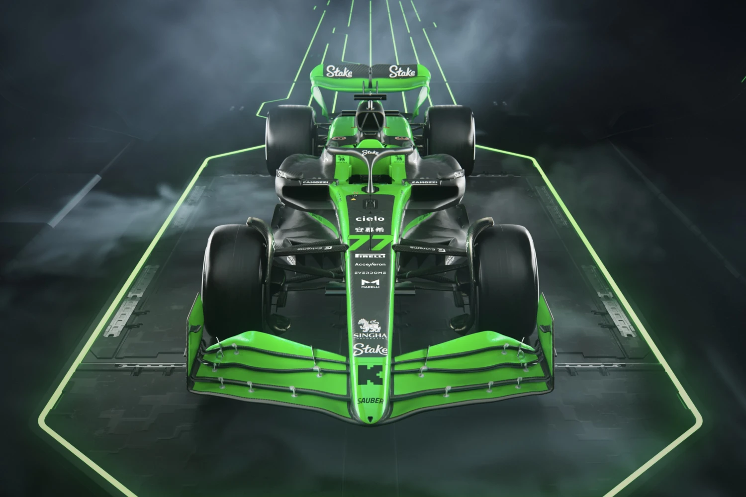 Sauber Stake F1 unveils its C44 - Motorsinside English