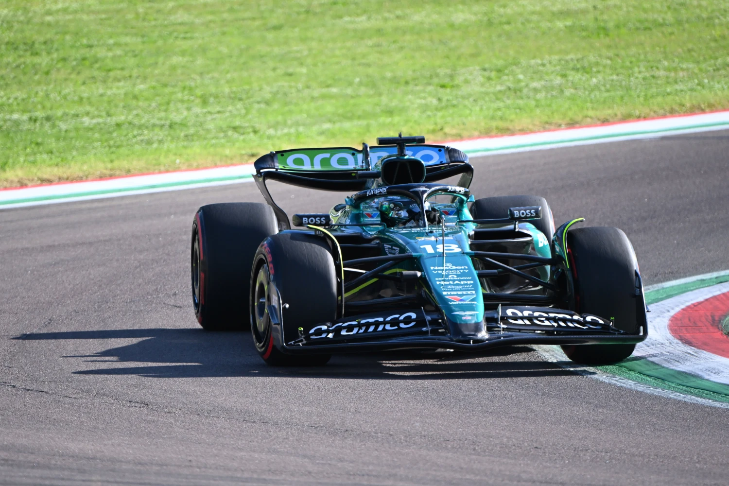 The Aston Martin “difficult to drive” at Imola