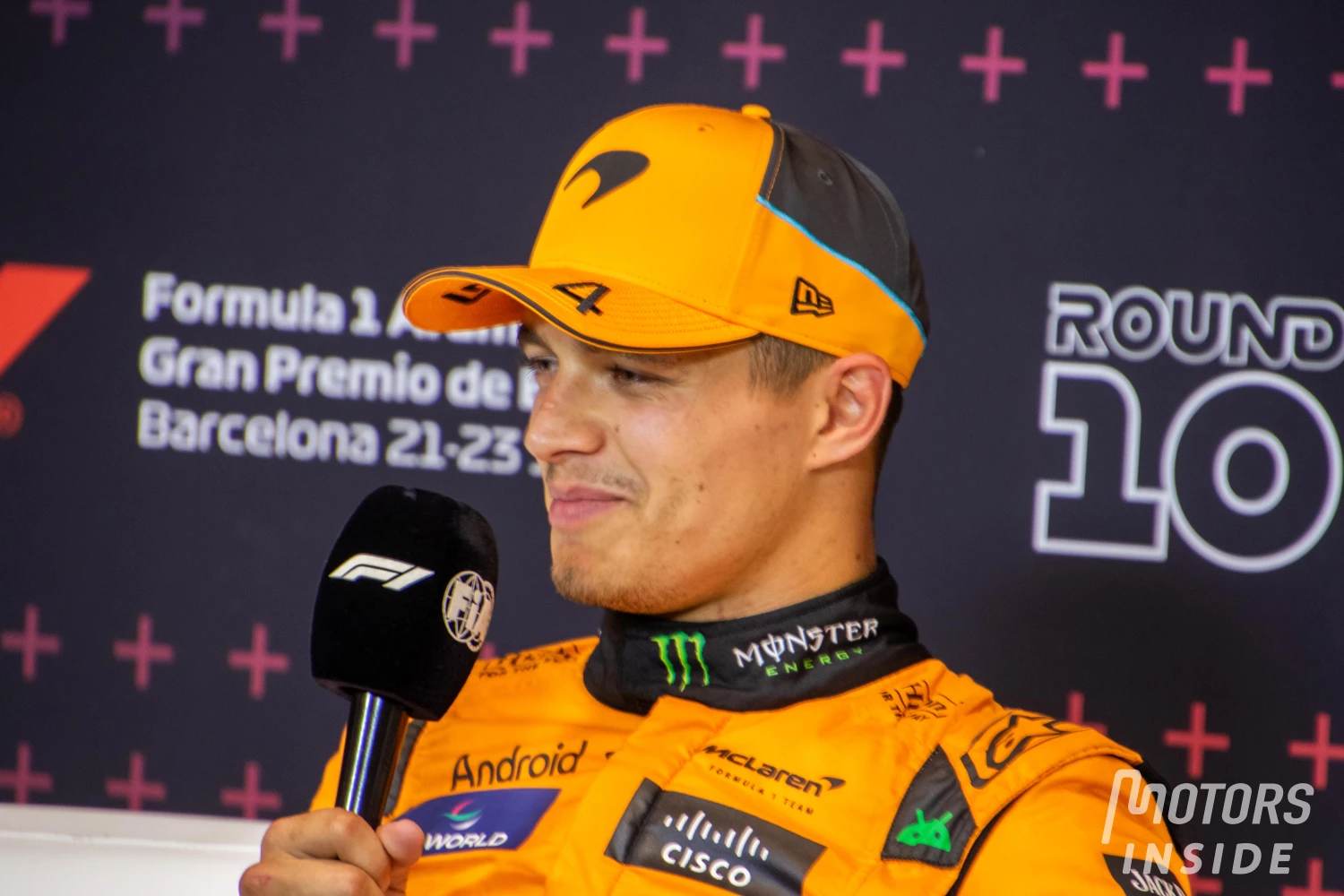 Lando Norris voted Driver of the Day in Spain