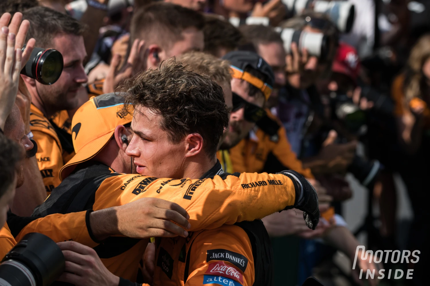 Lando Norris publicly happy after McLaren’s one-two finish, but bitter all the same
