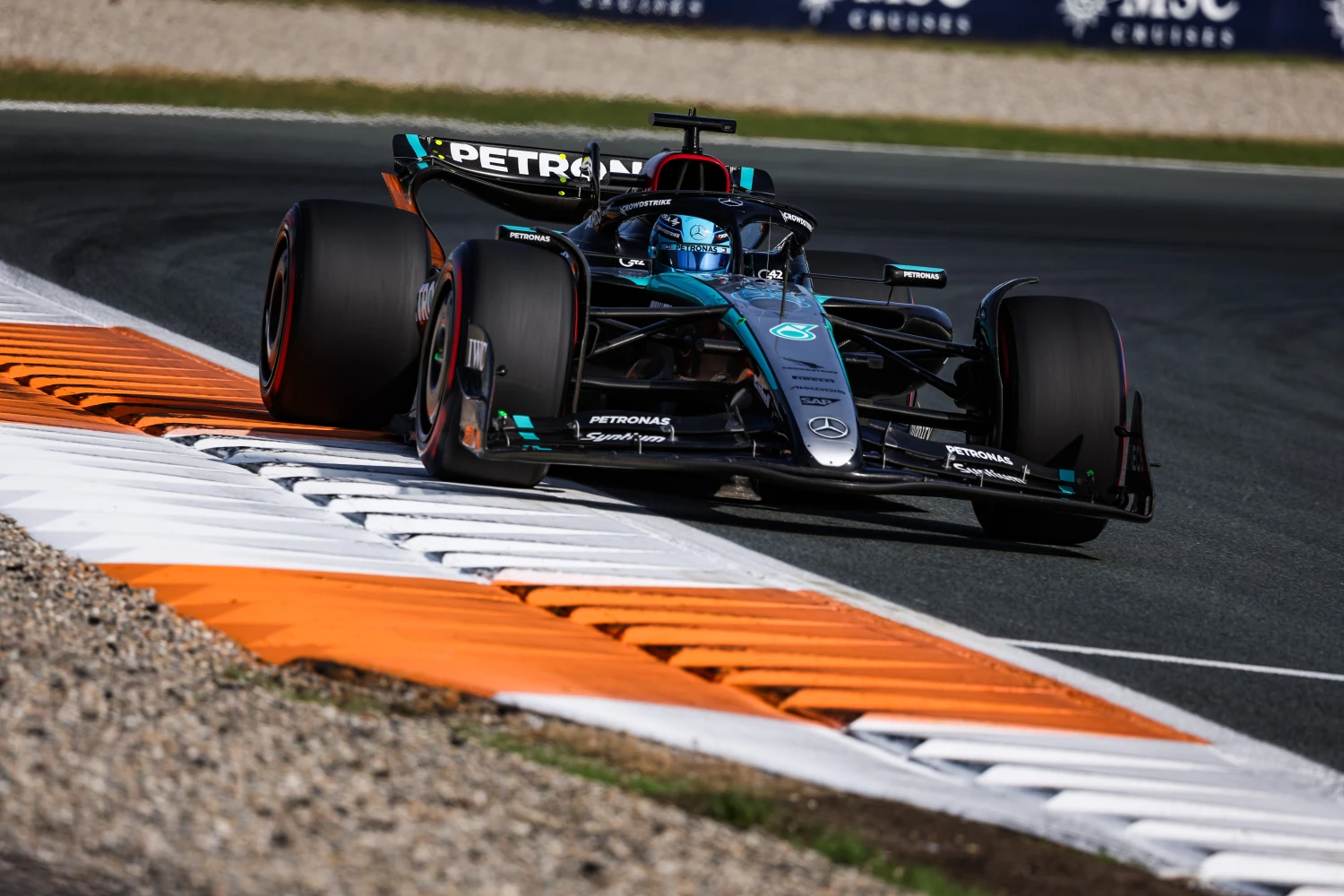 George Russell: “It’s a bonus to be on the podium”