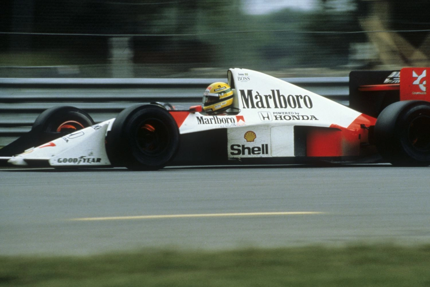 Ayrton Senna’s cars on display at the Silverstone Festival