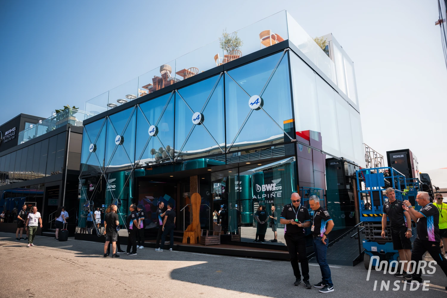 The new Alpine motorhome unveiled this weekend at Monza