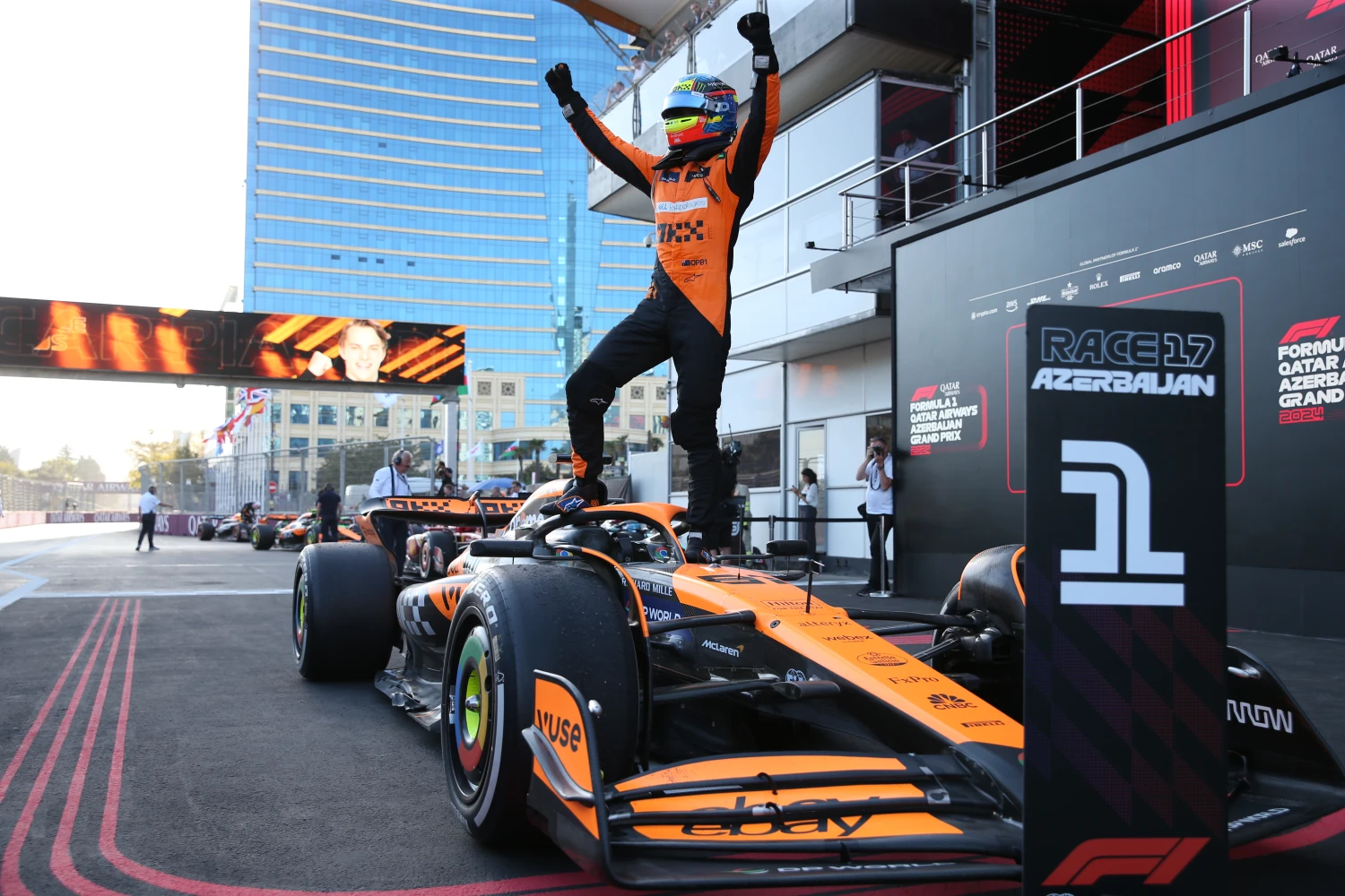 Changes in the rankings after Azerbaijan: McLaren, Red Bull and Ferrari in a dead heat