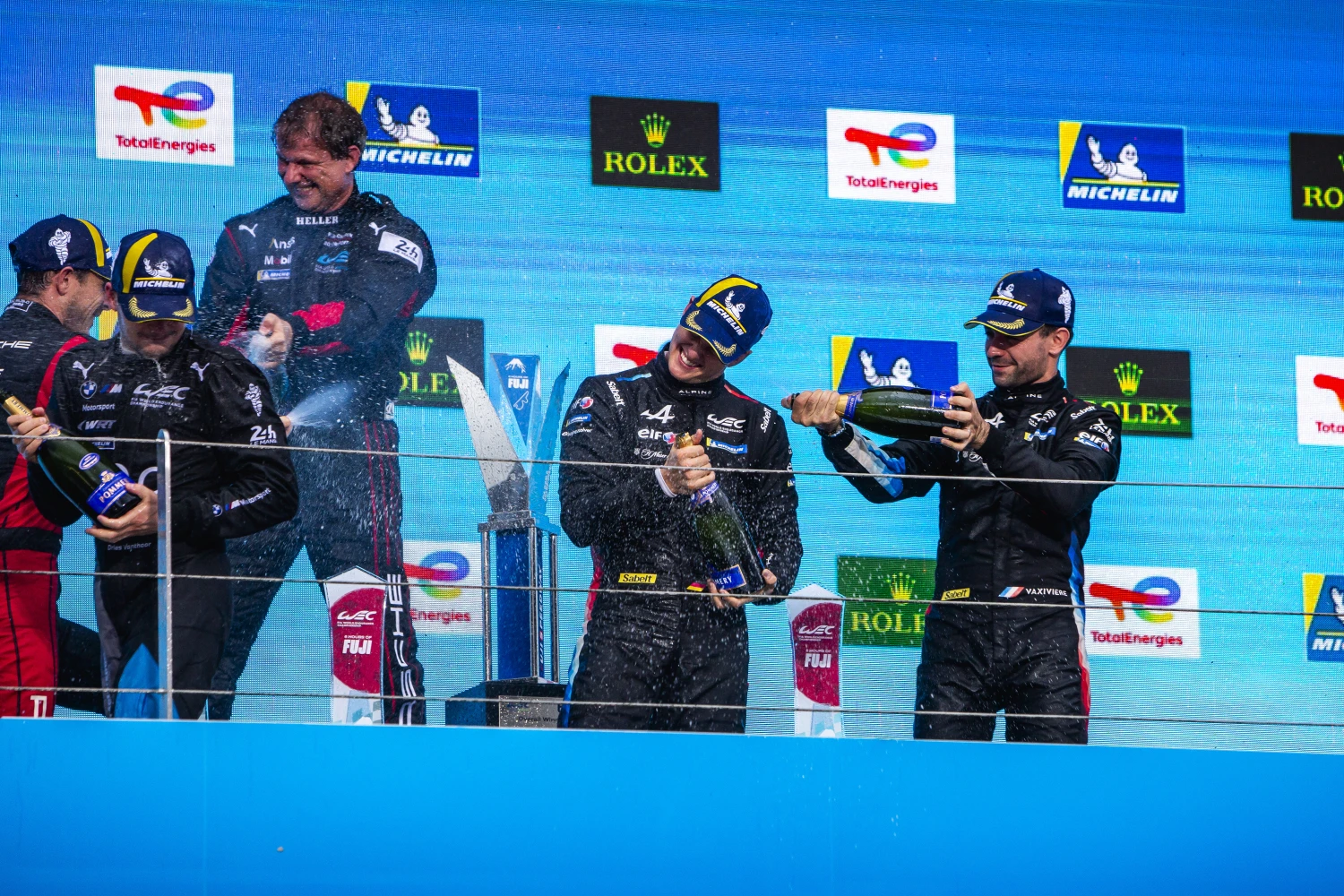 A podium arrived sooner than expected for Alpine at Fuji