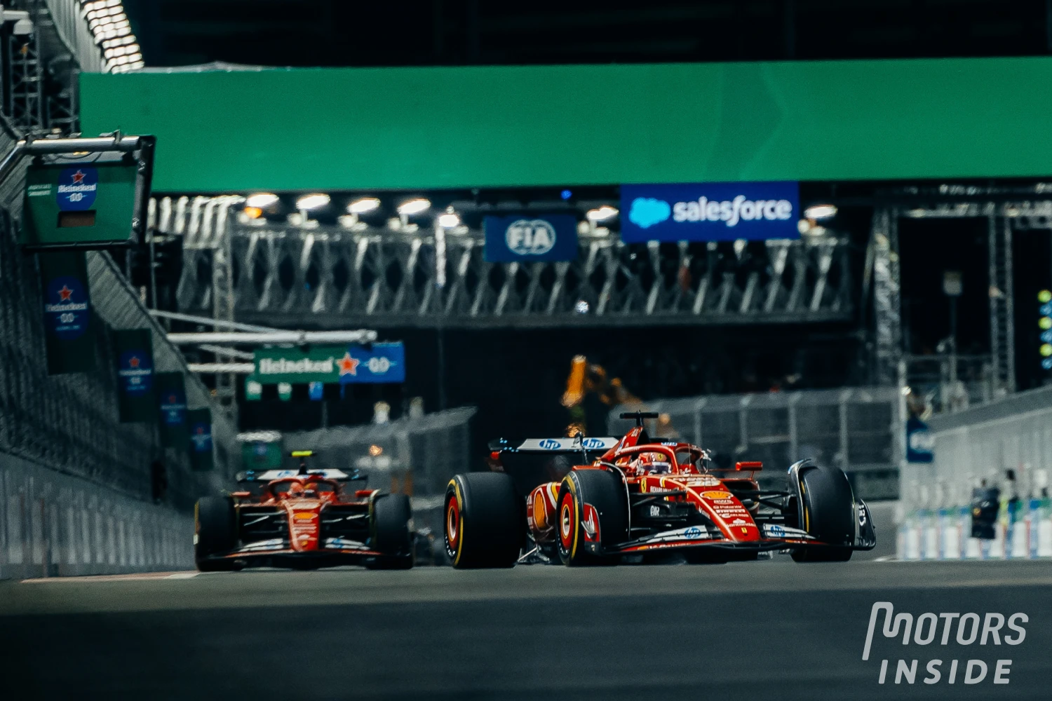Fred Vasseur looks back on Charles Leclerc’s complaints on the radio during the Las Vegas Grand Prix