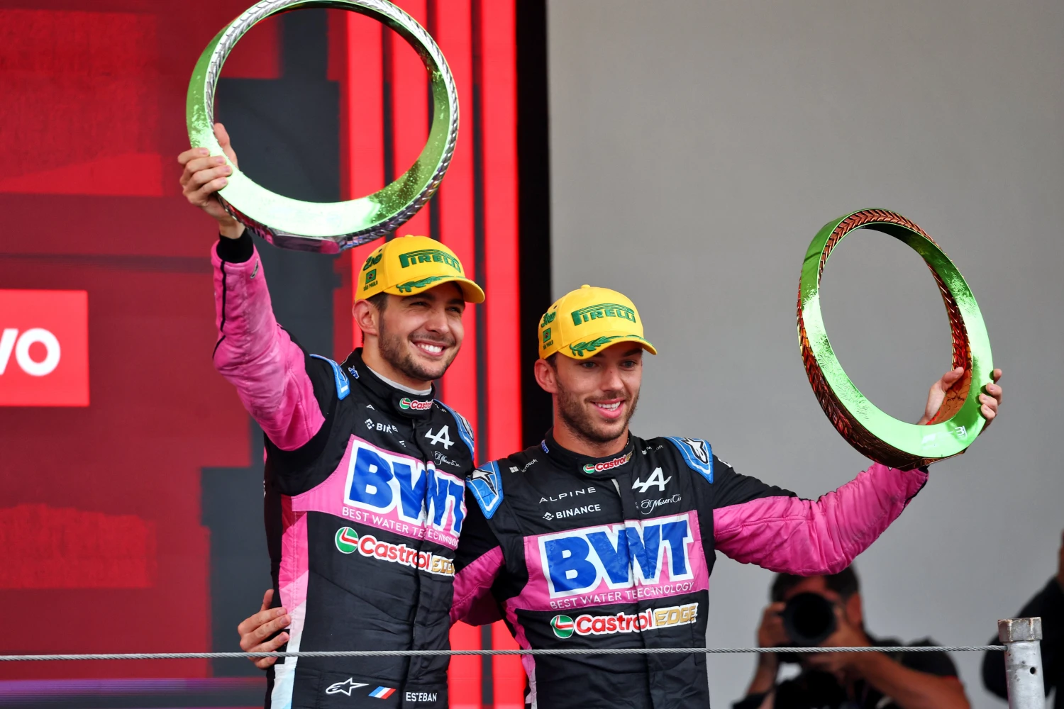Two French drivers on the podium, a first in 27 years
