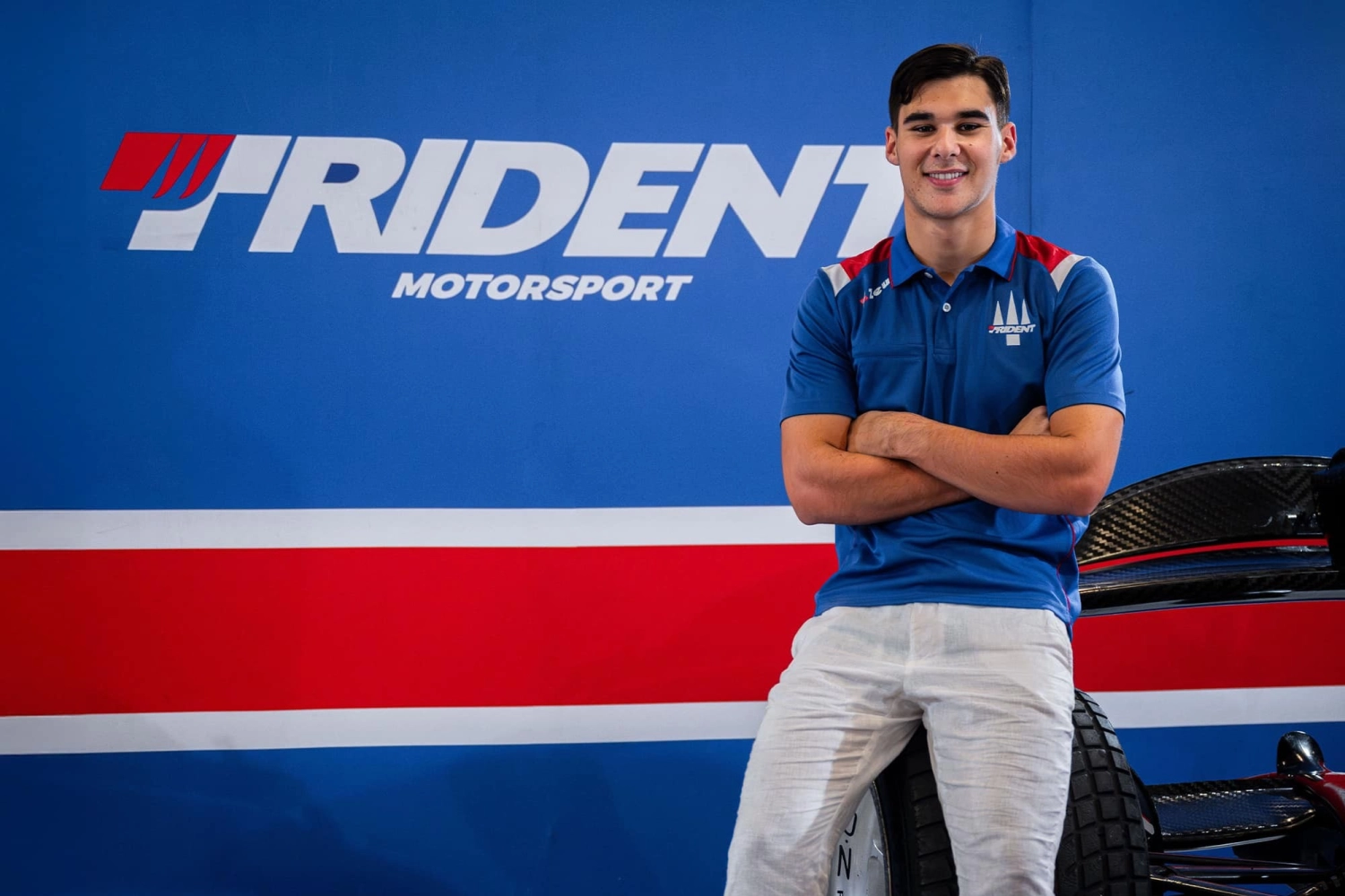 A Frenchman promoted to F2 at Trident, his name is Sami Meguetounif
