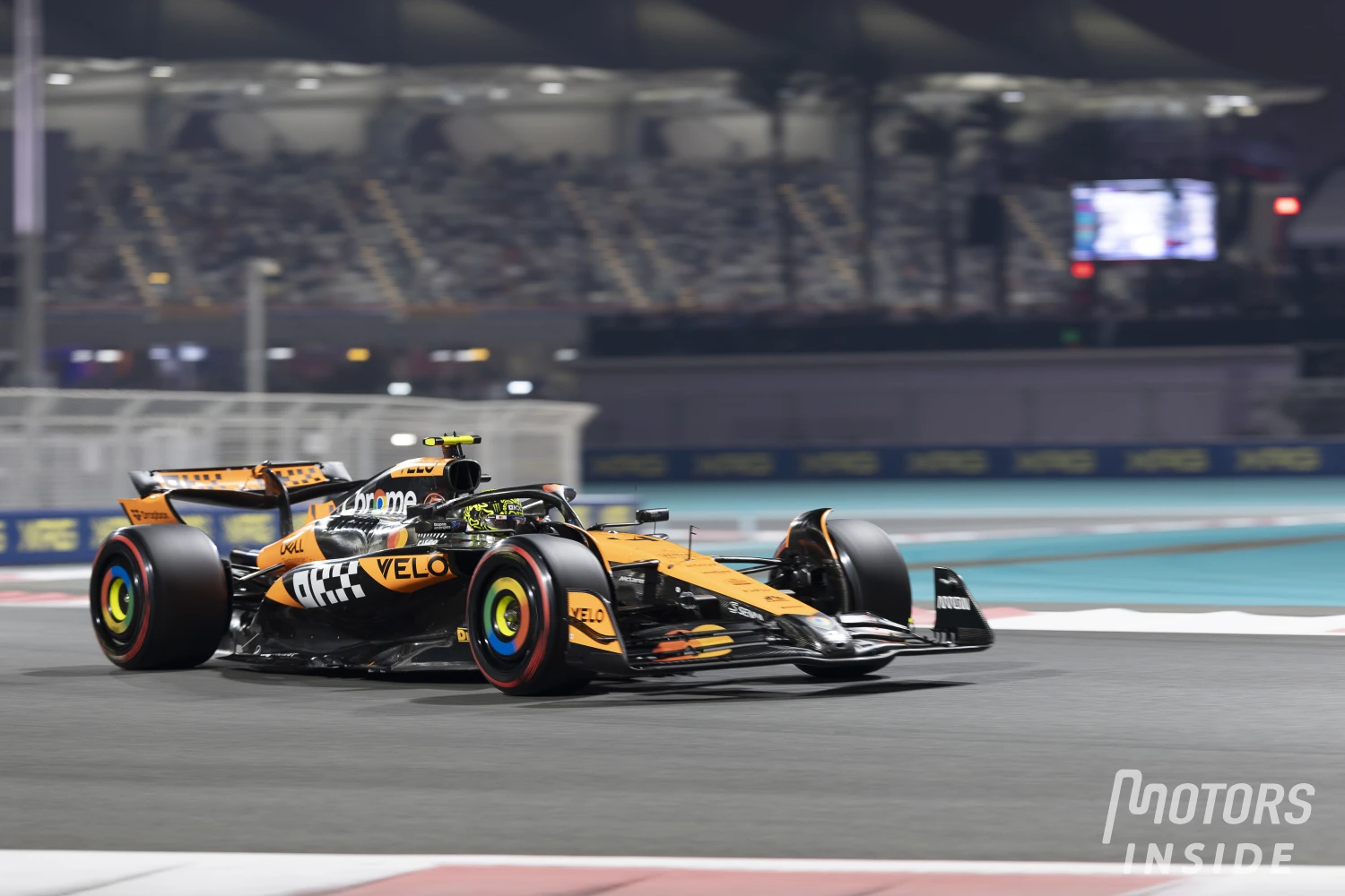 The final starting grid of the Abu Dhabi Grand Prix