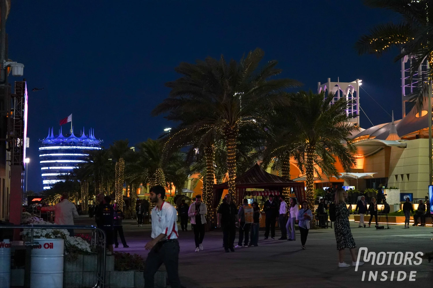 Interruption of F1 winter testing due to a general power outage in Bahrain