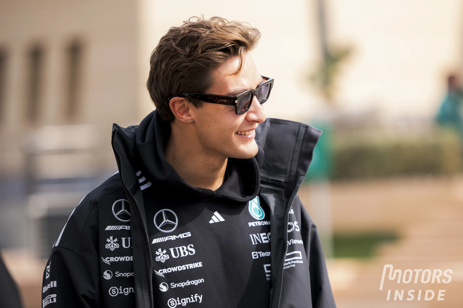 George Russell jokes about a possible career change if he leaves F1