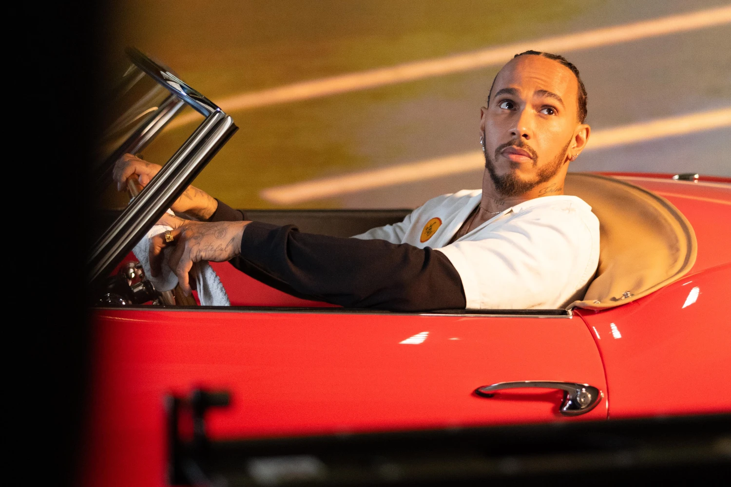 Hamilton pays tribute to Ferrari in a short film inspired by a 1980s movie