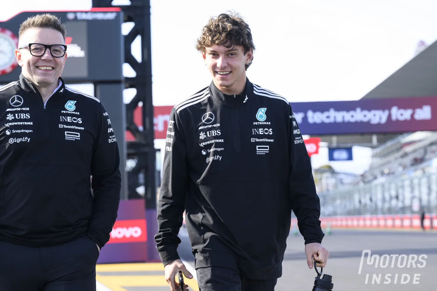 Andrew Shovlin: happy with the evolution of the Mercedes