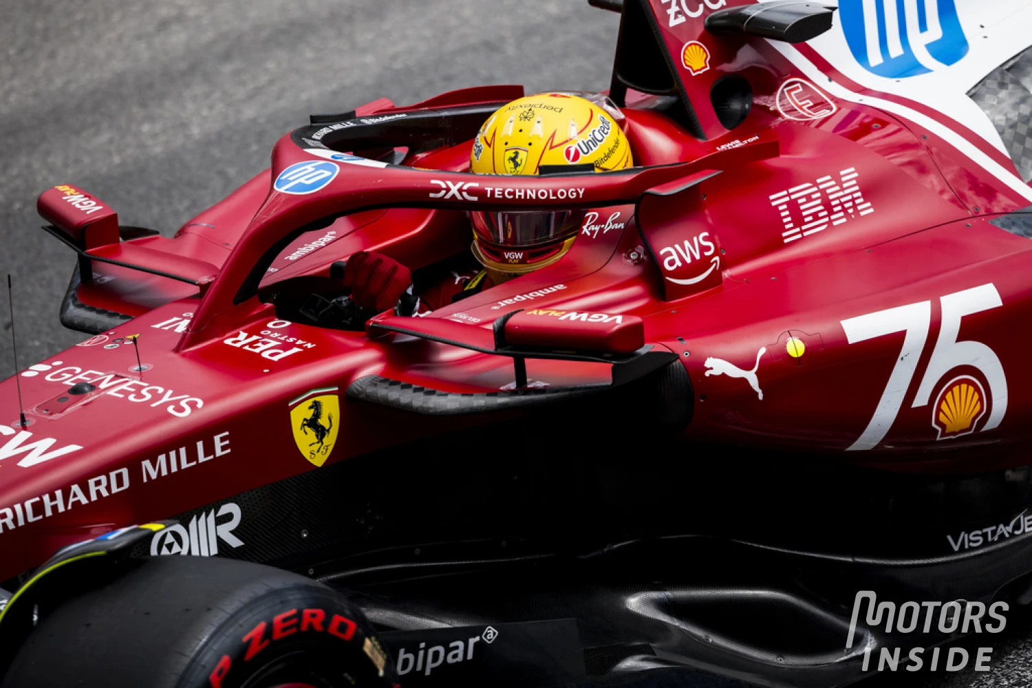 Hamilton receives three-place penalty for impeding Verstappen