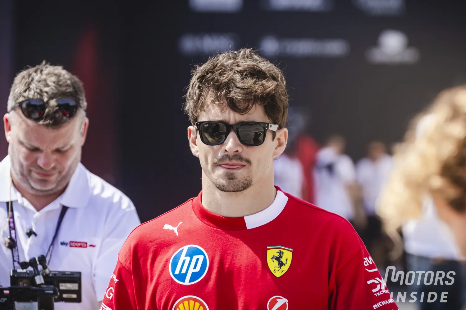 Charles Leclerc misses media day at Imola