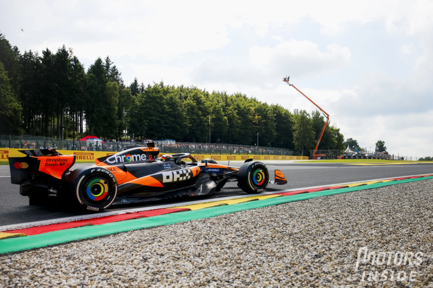Belgian Grand Prix – Free Practice: McLaren circles Max Verstappen at the top of the timesheets