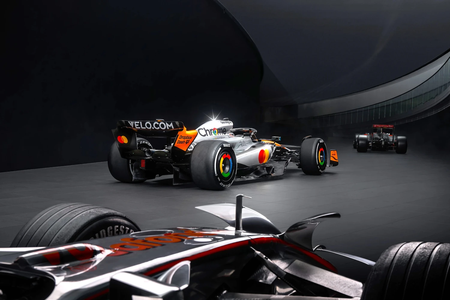 McLaren unveils chrome livery for Silverstone