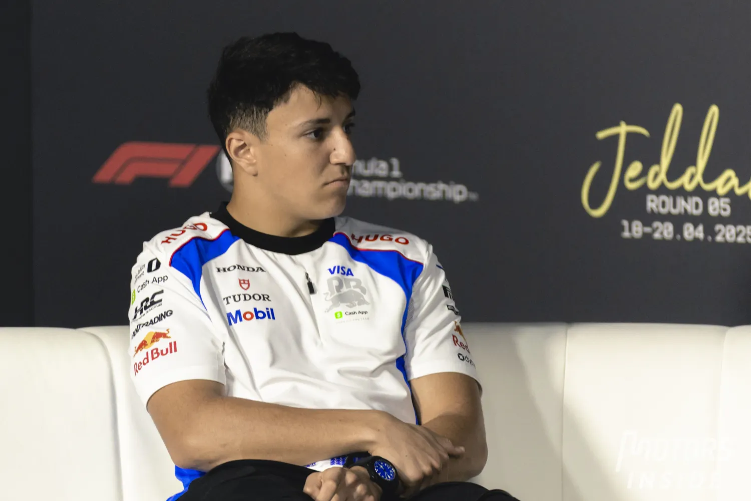 Hadjar “doesn’t know” if he’d do better than Tsunoda in the Red Bull