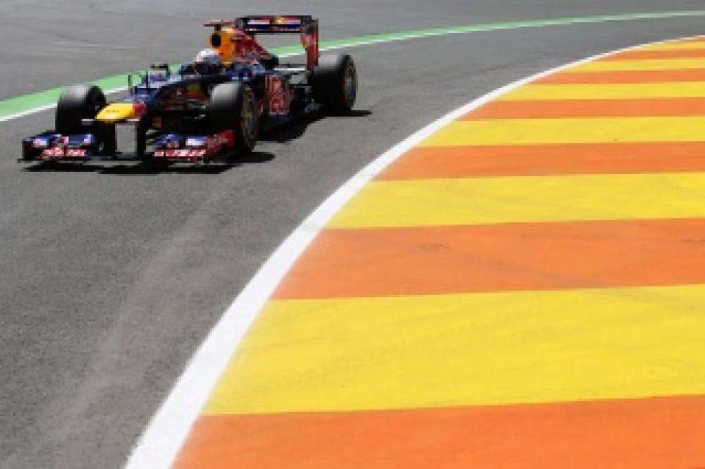 A peine arrivé, Vettel a déjà posé le pied sur ce week-end.