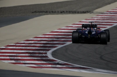 F1 car on track