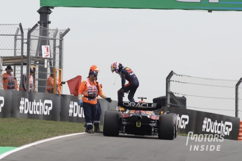 Abandon de Verstappen aux Essais libres 1 du Grand Prix de Pays-Bas