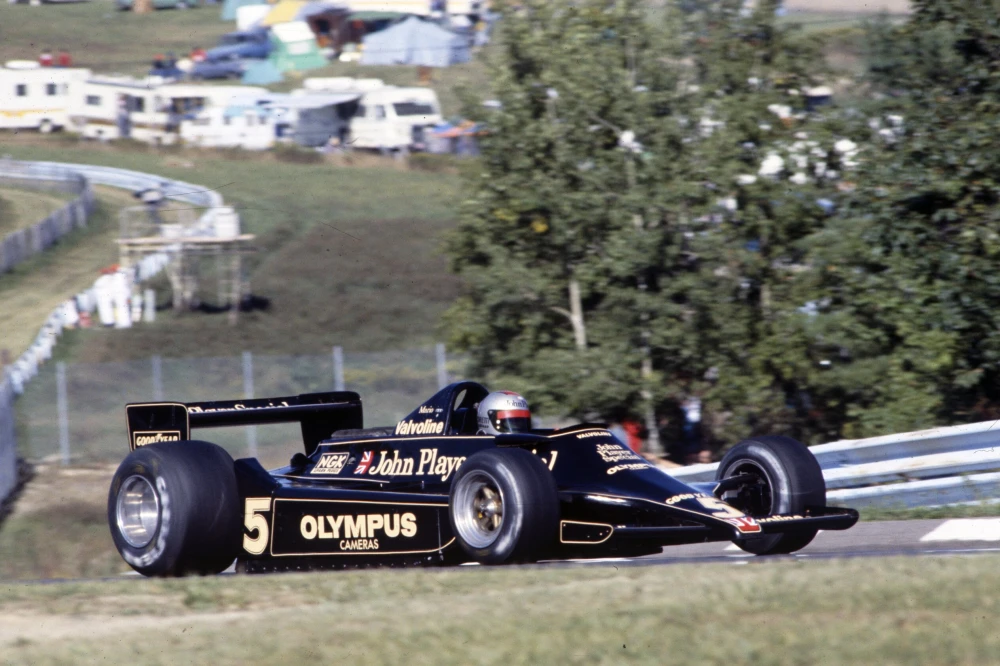 Mario Andretti dans la Lotus type 79 en 1978.