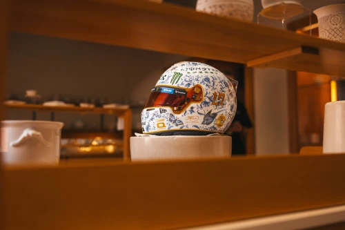 Lando Norris avec un casque spécial en Hongrie, à l'image de celui de Esteban Ocon