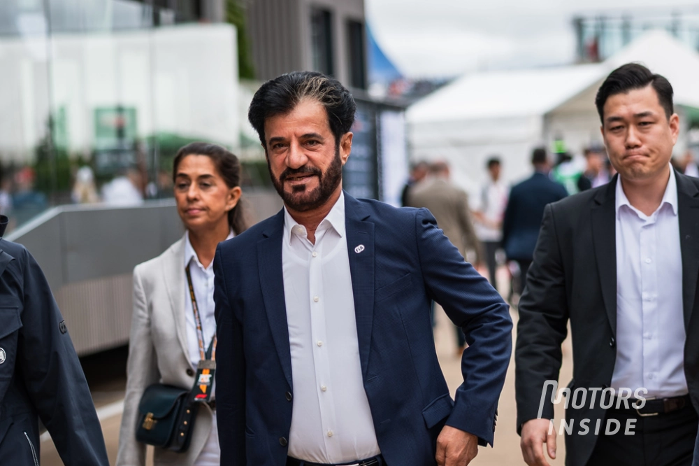 Mohammed Ben Sulayem dans le paddock à Silverstone, lors du Grand Prix de Grande-Bretagne.