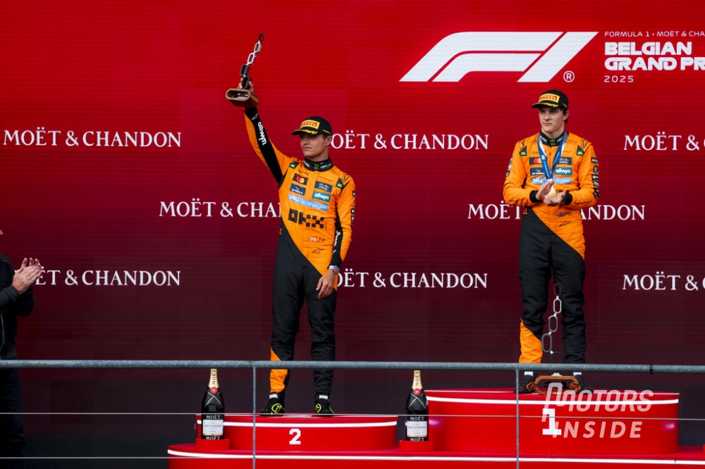 Lando Norris, 2<sup>e</sup> à Spa, après être parti de la pole