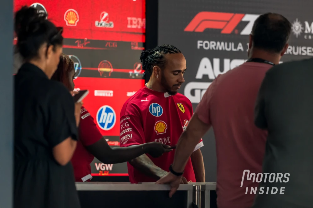 Hamilton admits that his Ferrari was very difficult to drive at Silverstone.