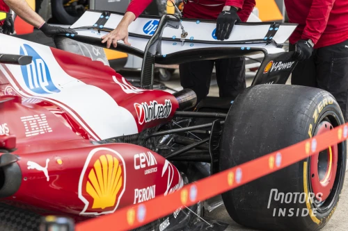 La SF-25 lors du Grand Prix de Grande-Bretagne à Silverstone