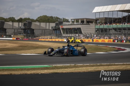 Victor Martins en action à Silverstone
