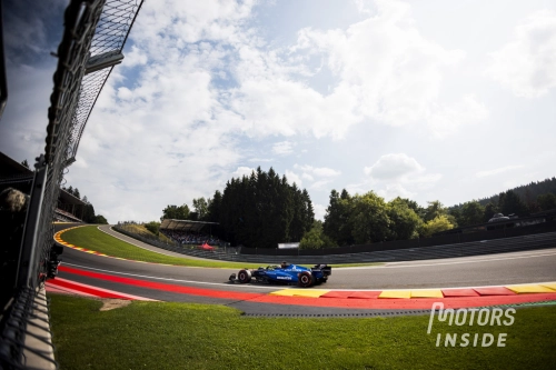 La Williams d'Alex Albon pendant les qualifications à Spa