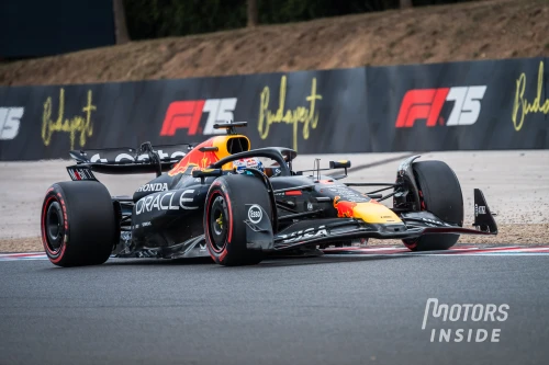 Max Verstappen sur le Hungaroring vendredi.