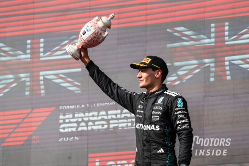Russell de retour sur le podium avec une troisième place en Hongrie.