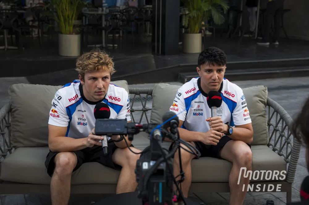 Isack Hadjar and Liam Lawson look back on their retirements at Silverstone.