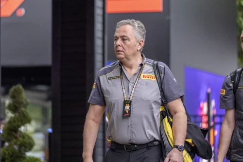 Mario Isola dans le paddock au Grand Prix d'Australie.