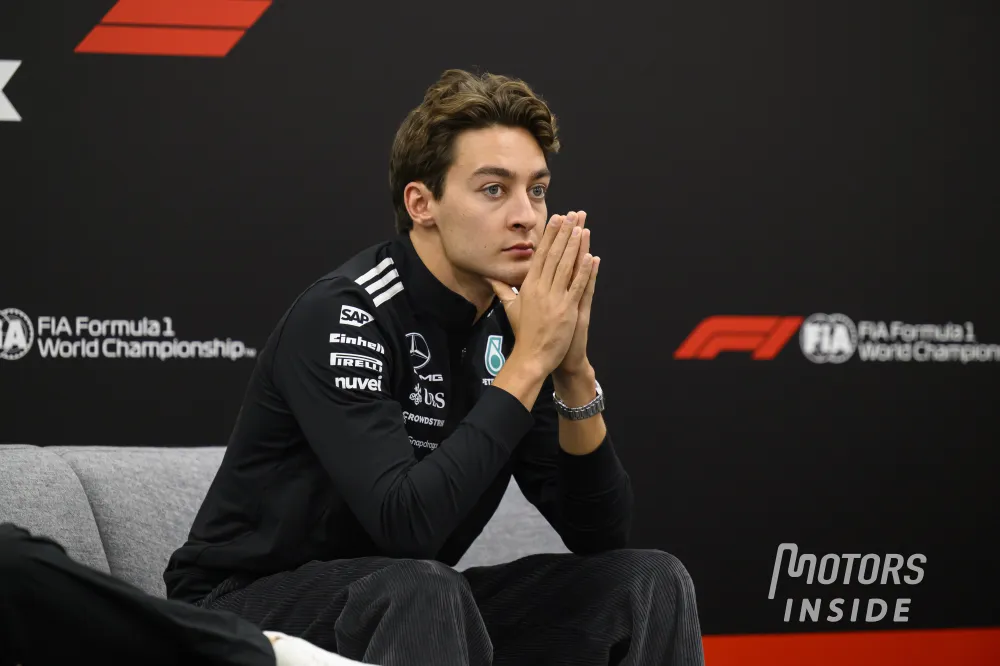 George Russell revient sur son accrochage avec Max Verstappen à Barcelone.
