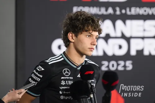 Kimi Antonelli manque de régularité depuis le début de la saison avec Mercedes.