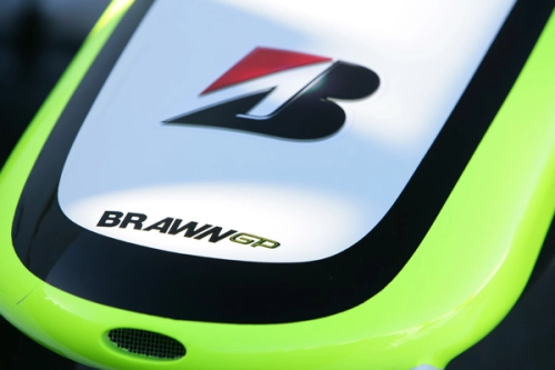 Shakedown Brawn GP BGP 001 à Silverstone