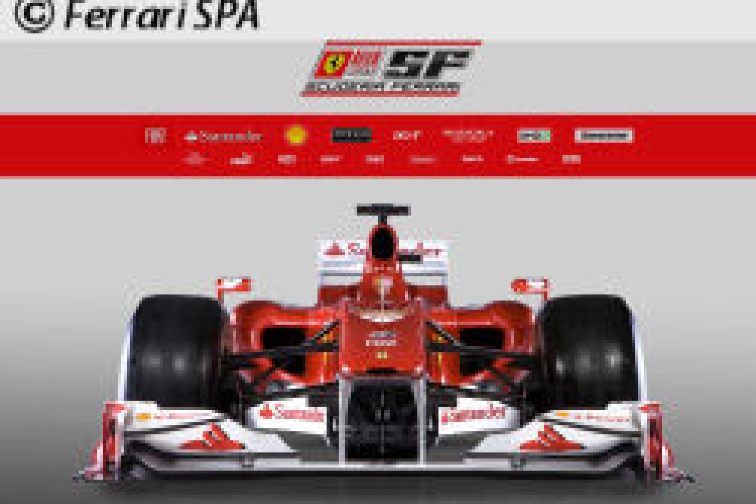 La nouvelle F10 de Ferrari lancée en Italie