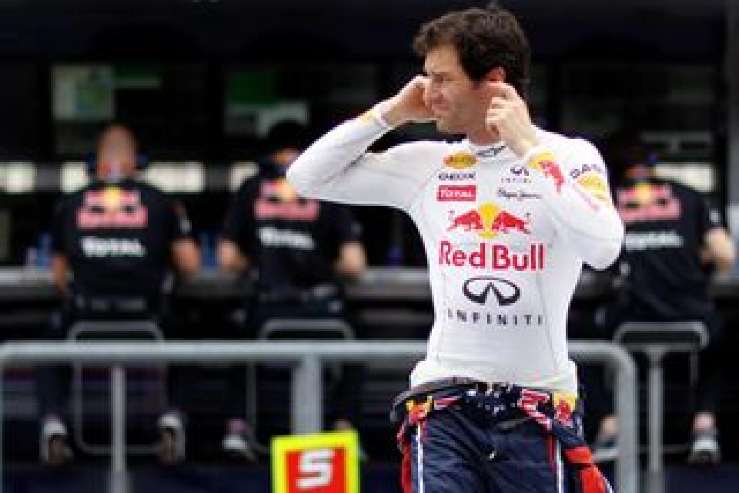 Mark Webber agacé