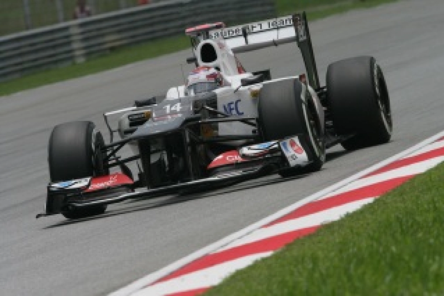 Samedi : La Sauber n’est clairement pas aussi rapide qu’à Spa