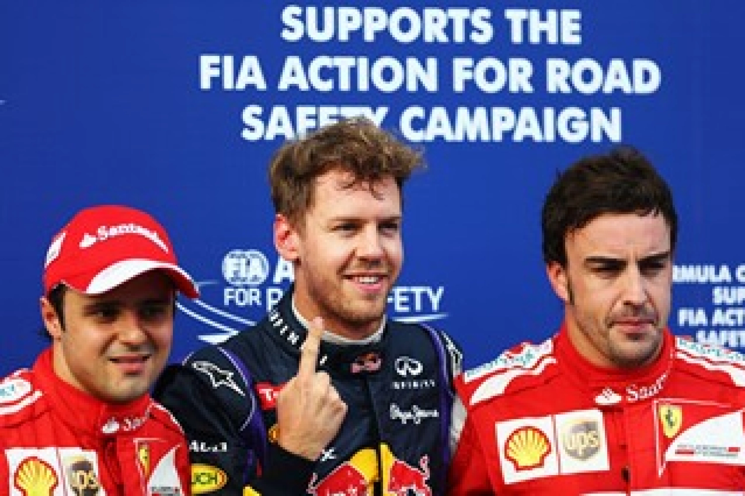 Button, Alonso et Massa ne comprennent pas la réaction de Vettel